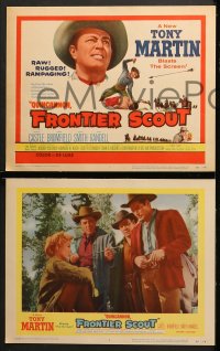 2r284 QUINCANNON FRONTIER SCOUT 8 LCs 1956 gunslinger Tony Martin, Peggie Castle!