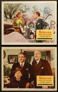 2r520 REBECCA 6 LCs R1956 Alfred Hitchcock, Laurence Olivier & pretty Joan Fontaine!