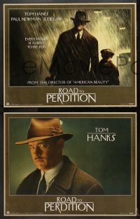 2r007 ROAD TO PERDITION 11 LCs 2002 directed by Sam Mendes, Tom Hanks, Paul Newman, Jude Law!