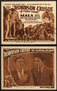 2r690 ROBINSON CRUSOE OF CLIPPER ISLAND 4 chapter 13 LCs 1936 Mala is fiction's most famous hero!