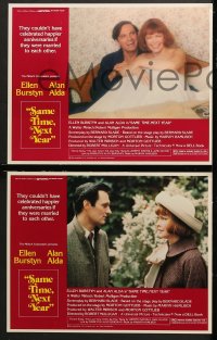 2r693 SAME TIME NEXT YEAR 4 LCs 1978 Ellen Burstyn & Alan Alda married others but have affair