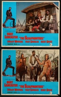 2r303 SCALPHUNTERS 8 LCs 1968 Burt Lancaster, Ossie Davis, Telly Savalas, Shelley Winters!