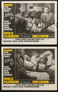 2r305 SECONDS 8 LCs 1966 Rock Hudson, John Frankenheimer, not for weak sisters or strong stomachs!