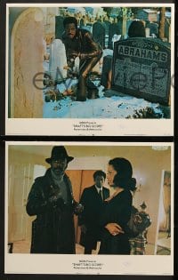 2r311 SHAFT'S BIG SCORE 8 LCs 1972 action scenes of mean Richard Roundtree w/guns!
