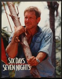 2r448 SIX DAYS SEVEN NIGHTS 7 LCs 1998 Ivan Reitman, Harrison Ford & Anne Heche stranded on island!