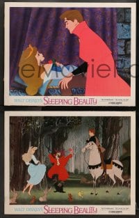 2r699 SLEEPING BEAUTY 4 LCs R1979 Walt Disney cartoon fairy tale fantasy classic, great scenes!