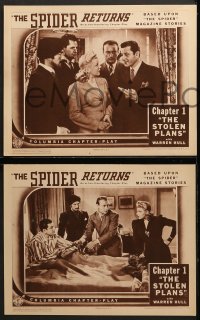 2r810 SPIDER RETURNS 3 chapter 1 LCs 1941 Warren Hull as the famous crime smasher, Stolen Plans!