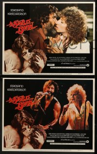 2r811 STAR IS BORN 3 LCs 1977 great images of Kris Kristofferson & Barbra Streisand!