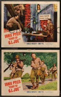 2r813 STORY OF G.I. JOE 3 LCs 1945 William Wellman, Burgess Meredith as Ernie Pyle!
