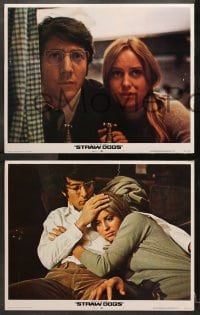 2r701 STRAW DOGS 4 LCs 1972 directed by Sam Peckinpah, Dustin Hoffman & Susan George!