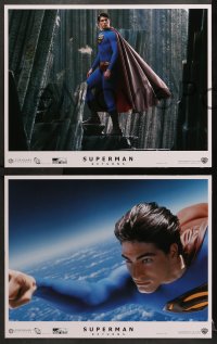 2r338 SUPERMAN RETURNS 8 LCs 2006 Bryan Singer, Routh, Bosworth, Kevin Spacey, Frank Langella!