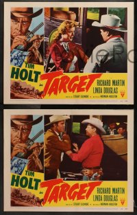2r340 TARGET 8 LCs 1952 cool images of Linda Douglas, Tim Holt, cowboy western!