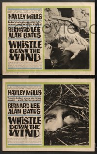 2r465 WHISTLE DOWN THE WIND 7 LCs 1962 Bernard Lee, Hayley Mills, directed by Bryan Forbes!