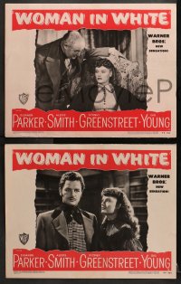 2r538 WOMAN IN WHITE 6 LCs 1948 Eleanor Parker, Alexis Smith, Sidney Greenstreet, Gig Young