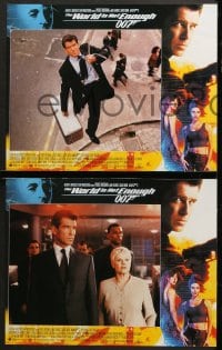 2r006 WORLD IS NOT ENOUGH 12 LCs 1999 Pierce Brosnan as James Bond, Denise Richards, Sophie Marceau!