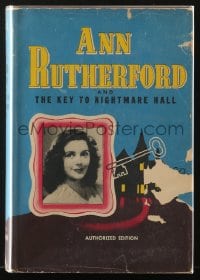 2s466 ANN RUTHERFORD & THE KEY TO NIGHTMARE HALL hardcover book 1942 she solves a mystery!