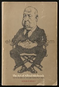 2s830 ART OF ALFRED HITCHCOCK softcover book 1976 great images from many of his movies!