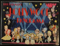 2s833 BOB HARMAN'S HOLLYWOOD PANORAMA softcover book 1971 wonderful cartoon art of top stars!