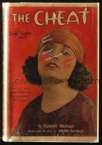 2s476 CHEAT Grosset & Dunlap movie edition hardcover book 1923 Pola Negri, Jack Holt