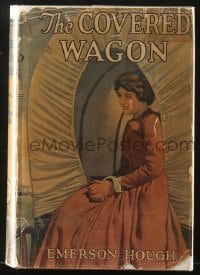 2s480 COVERED WAGON Grosset & Dunlap movie edition hardcover book 1923 Emerson Hough, Lois Wilson