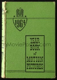 2s529 FILM DAILY YEARBOOK OF MOTION PICTURES hardcover book 1964 filled with movie information!