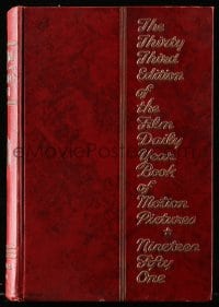 2s516 FILM DAILY YEARBOOK OF MOTION PICTURES hardcover book 1951 filled with movie information!