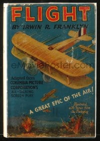 2s531 FLIGHT Grosset & Dunlap movie edition hardcover book 1929 Frank Capra, Jack Holt, Lila Lee