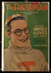 2s533 FRESHMAN Grosset & Dunlap movie edition hardcover book 1925 Harold Lloyd, Jobyna Ralston