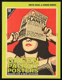 2s845 GREEN PATRIOT POSTERS softcover book 2010 w/ 50 removable color environmental poster images!