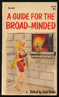 2s902 GUIDE FOR THE BROAD-MINDED paperback book 1964 Wenzel vcover art, great comic cartoons!