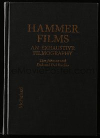 2s536 HAMMER FILMS AN EXHAUSTIVE FILMOGRAPHY McFarland hardcover book 1996 an illustrated history!