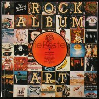 2s851 ILLUSTRATED HISTORY OF ROCK ALBUM ART softcover book 1979 over 200 full color album images!