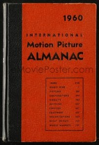 2s543 INTERNATIONAL MOTION PICTURE ALMANAC hardcover book 1960 filled with movie information!