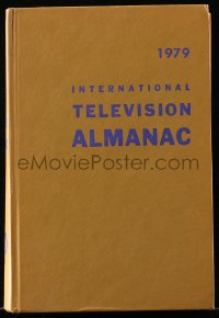 2s560 INTERNATIONAL TELEVISION ALMANAC hardcover book 1979 lots of info on TV shows & movies!