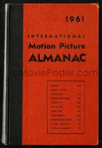 2s544 INTERNATIONAL MOTION PICTURE ALMANAC hardcover book 1961 loaded with great information!