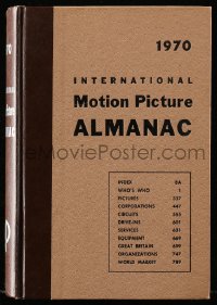 2s547 INTERNATIONAL MOTION PICTURE ALMANAC hardcover book 1970 filled with movie information!