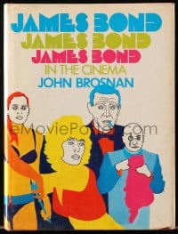 2s562 JAMES BOND IN THE CINEMA hardcover book 1972 an illustrated history of the gentleman spy!