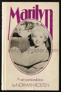 2s572 MARILYN A VERY PERSONAL STORY English hardcover book 1974 an illustrated biography!