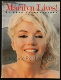 2s856 MARILYN LIVES softcover book 1981 an illustrated biography with some full-page images!