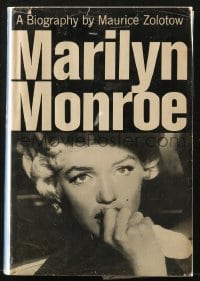 2s575 MARILYN MONROE hardcover book 1960 an illustrated biography by Maurice Zolotow!