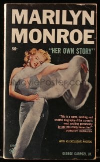 2s907 MARILYN MONROE HER OWN STORY paperback book 1973 profusely illustrated candid inside story!