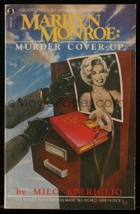 2s858 MARILYN MONROE MURDER COVER-UP softcover book 1982 great cover art by Todd Waite!