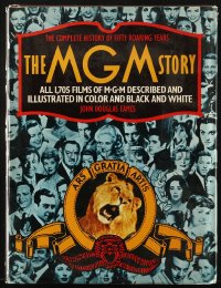 2s579 MGM STORY: THE COMPLETE HISTORY OF FIFTY ROARING YEARS hardcover book 1983 1,705 films!