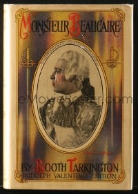 2s582 MONSIEUR BEAUCAIRE Grosset & Dunlap movie edition hardcover book 1924 Valentino, Tarkington