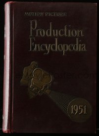2s584 MOTION PICTURE PRODUCTION ENCYCLOPEDIA hardcover book 1951 movie info over the past 5 years!