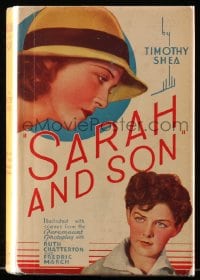 2s595 SARAH & SON Grosset & Dunlap movie edition hardcover book 1930 Dorothy Arzner, Ruth Chatterton