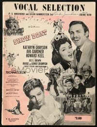 2s879 SHOW BOAT song book 1951 Kathryn Grayson, sexy Ava Gardner, Howard Keel, vocal selection!
