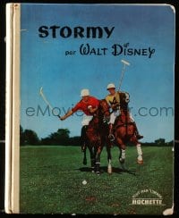 2s602 STORMY French hardcover book 1959 with full-page color images from the Walt Disney movie!