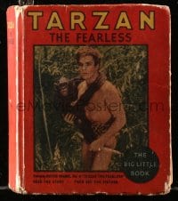 2s608 TARZAN THE FEARLESS Big Little Book hardcover book 1933 Buster Crabbe, Edgar Rice Burroughs!