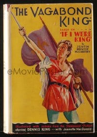 2s615 VAGABOND KING Grosset & Dunlap movie edition hardcover book 1930 Jeanette MacDonald, King